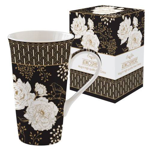 AtmMug Art Déco Flower Fine Porcelaine