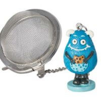 Boule à thé Happy Monster bleu