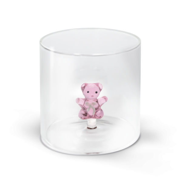 Verre Ourson rose